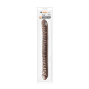 Подвійний фалоімітатор DR SKIN 18inch CHOCOLATE