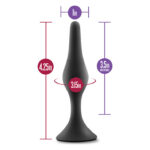 Анальний стимулятор LUXE BEGINNER PLUG MEDIUM, BLACK