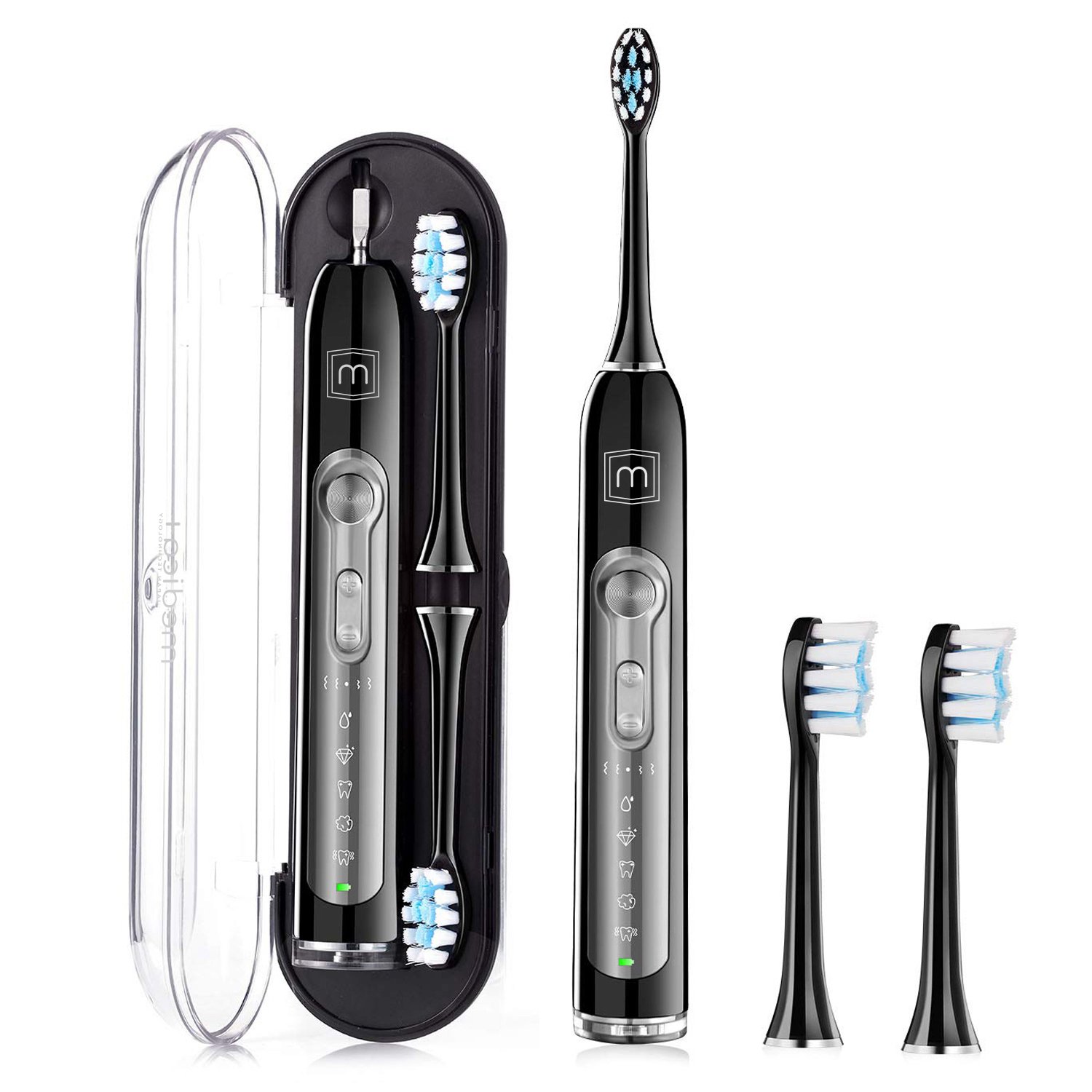 УЛЬТРАЗВУКА ЗУБНА ЩІТКА MEDICA+ PROBRUSH 9.0 (ULTASONIC) Black УЛЬТРАЗВУКА ЗУБНА ЩІТКА MEDICA+ PROBRUSH 9.0 (ULTASONIC) Black