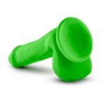 Фалоімітатор з подвійною щільністю NEO ELITE COCK W. BALLS NEON GREEN