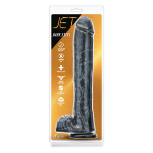 Фалоімітатор JET DARK STEEL CARBON METALLIC BLACK