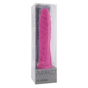 Вібромасажер PURRFECT SILICONE CLASSIC 8.5 INCH, PINK
