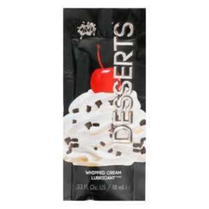 ПРОБНИК/Їстівний лубрикант WET Whipped Cream ( зі смаком вершків), 10 мл