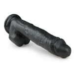 Фалоімітатор гігант EasyToys Black, 26.5 х 4.8 см