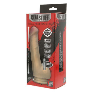 Вібромасажер реалістичний з пультом керування Dream toys Realistic Real Stuff 6.5 inch