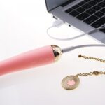Вібратор для точки G з підключенням до телефону ZALO Momoko Strawberry Pink