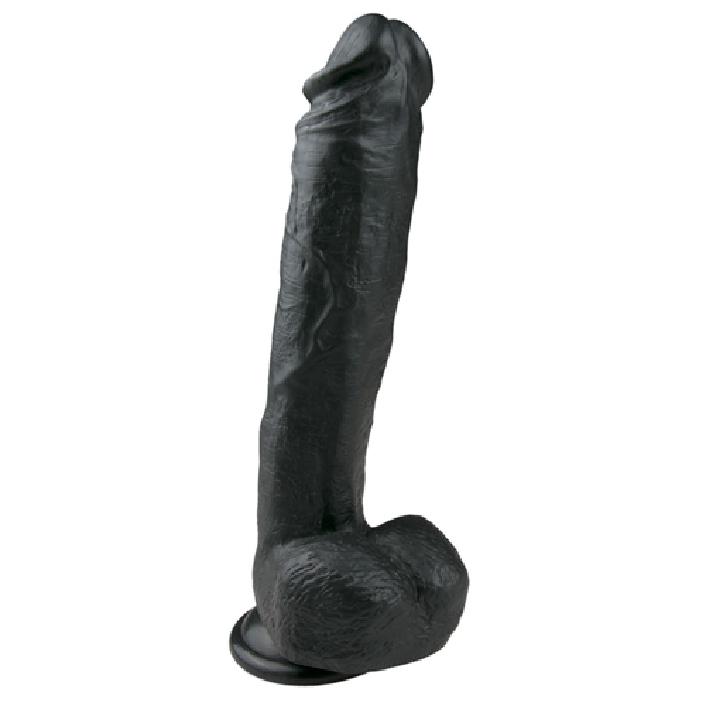 Фалоімітатор гігант EasyToys Black, 26.5 х 4.8 см Фалоімітатор гігант EasyToys Black, 26.5 х 4.8 см