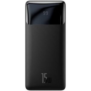 Зовнішній акумулятор (павербанк) Baseus Bipow Digital Display Powerbank 15W 30000mAh Black (PPDML-K01)