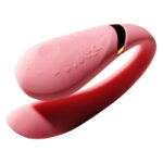 Вібромасажер для пар з функцією управління зі смартфона ZALO Fanfan Set, Rogue Pink