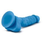 Фалоімітатор з подвійною щільністю NEO 7.5 INCH COCK W. BALLS BLUE, колір: блакитний