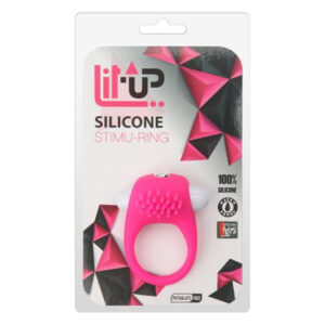 Ерекційне вібраційне кільце з вусиками Dream Toys Rings of Love рожеве