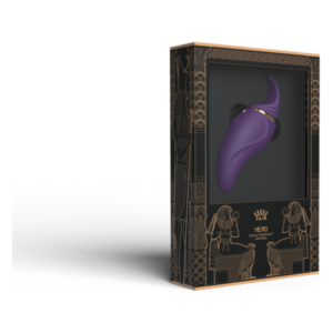 Кліторальний вібромасажер з язичком і вібрацією Zalo Hero, Twilight Purple