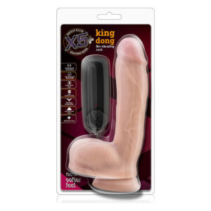 Вібратор X5 PLUS KING DONG 8INCH VIBRATING COCK