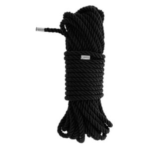 Мотузка для бондажу Dream Toys Blaze Deluxe чорна, 10 м, колір: чорний