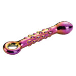Скляний фалоімітатор Dream Toys GLAMOUR GLASS RIBBED G-SPOT DILDO
