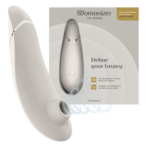 Вакуумний кліторальний стимулятор Womanizer Premium 2 Gray