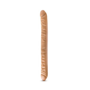 Подвійний фалоімітатор DR SKIN 18inch MOCHA
