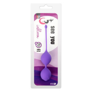 Вагінальні кульки зі зміщеним центром ваги Dream toys All Time Favorites фіолетові