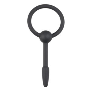 Уретральний катетер Sinner Gear, силіконовий, чорний, 10.5 х 0.6 см