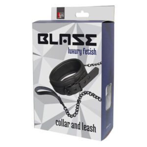 Нашийник з повідцем BLAZE COLLAR AND CHAIN BLACK