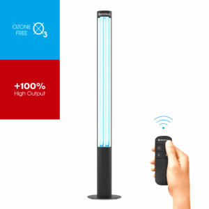 Опромінювач бактерицидний BactoSfera 360° U95 +100% RC-TIMER Black