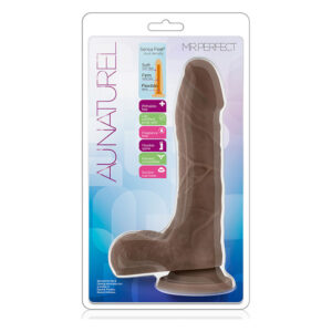 Фалоімітатор з подвійною щільністю au NATUREL 8.5 Mister PERFECT CHOCOLATE