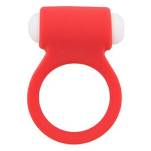 Ерекційне віброкільце LIT-UP SILICONE STIMU RING 3, RED