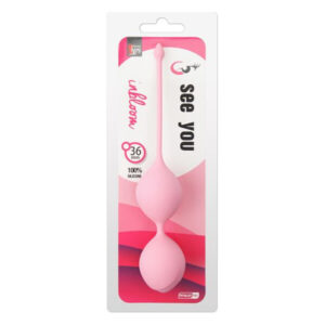 Вагінальні кульки DreamToys ALL TIME FAVORITES 90 гр. зі зміщеним центром тяжкості, рожеві
