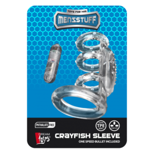 Насадка MENZSTUFF VIBR. CRAYFISH PENIS SLEEVE