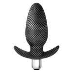 Анальна пробка з вібрацією 3 в 1 BLUSH SPARK THROTTLE AV-01 CARBON FIBER