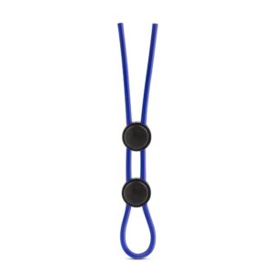Регульоване ерекційне кільце STAY HARD DOUBLE LOOP BLUE