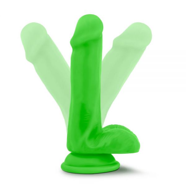 Фалоімітатор з подвійною щільністю NEO ELITE COCK W. BALLS NEON GREEN Фалоімітатор з подвійною щільністю NEO ELITE COCK W. BALLS NEON GREEN