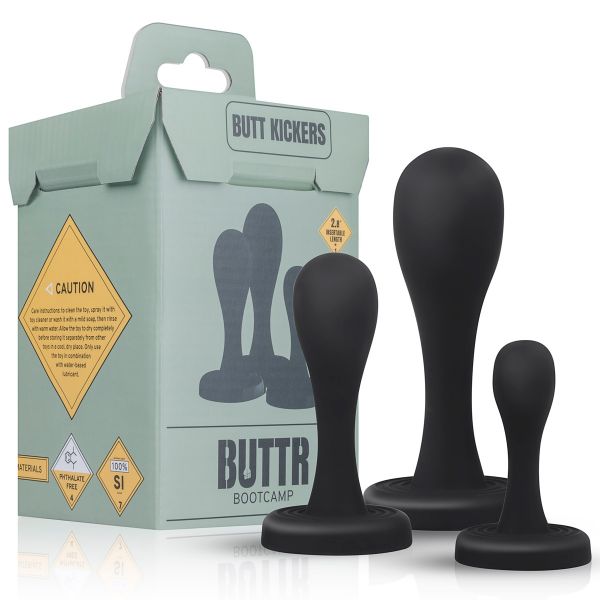 Набір анальних пробок BUTTR Butt Kickers Butt Plug Training Set Набір анальних пробок BUTTR Butt Kickers Butt Plug Training Set
