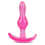 Анальний плаг із стопером Blush B Yours Curvy Anal Plug рожевий