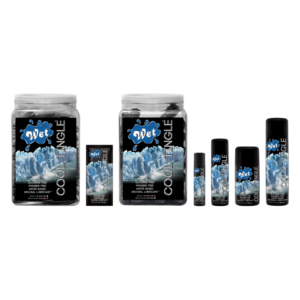 Звужуючий лубрикант з ефектом охолоджуючого поколювання Wet Cool Tingle, 148 мл