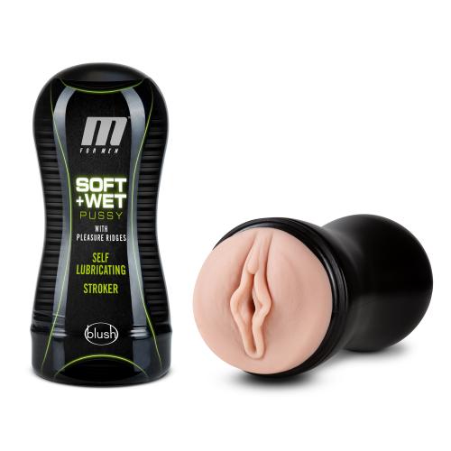 Мастурбатор вагіна M for Men з самомастилом Мастурбатор вагіна M for Men з самомастилом
