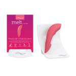 Вакуумний смарт-стимулятор для пар We-Vibe Melt Coral, зручно поєднувати з проникним сексом