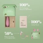 Безконтактний кліторальний стимулятор Womanizer Premium ECO з біоматеріалів, PINK