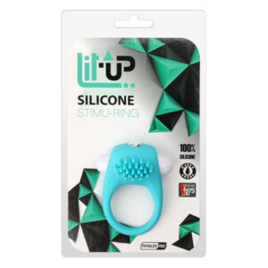 Ерекційне віброкільце LIT-UP SILICONE STIMU RING 5 BLUE