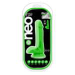 Фалоімітатор з подвійною щільністю NEO ELITE COCK W. BALLS NEON GREEN