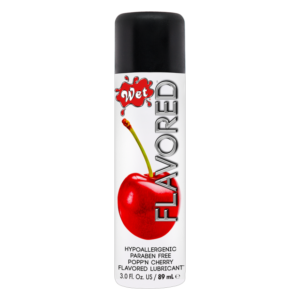 Їстівний лубрикант Wet Clear Flavored Cherry (Стигла вишня), 89 мл