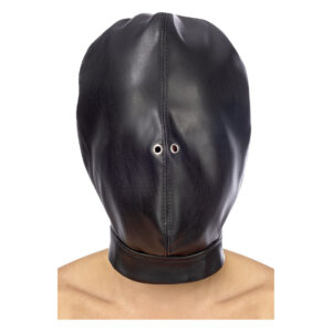 Капюшон для БДСМ Fetish Tentation Closed BDSM hood in leatherette