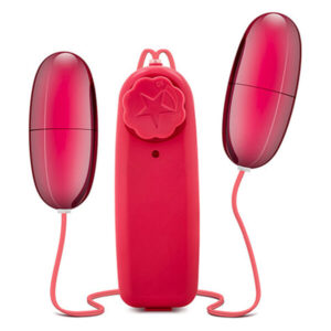 Віброяйце подвійне DOUBLE POP EGGS CERISE