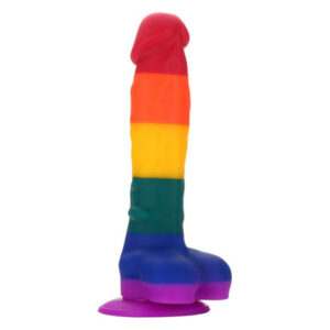 Райдужний фалоімітатор COLOURFUL LOVE DILDO