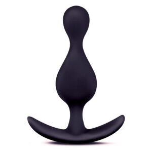 Анальний плаг ANAL ADVENTURES PLATINUM WAVE BLACK