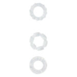 Ерекційне кільце MenzStuff Stretchy Cock Rings, прозоре