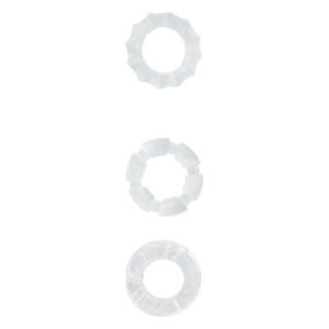 Ерекційне кільце MenzStuff Stretchy Cock Rings, прозоре