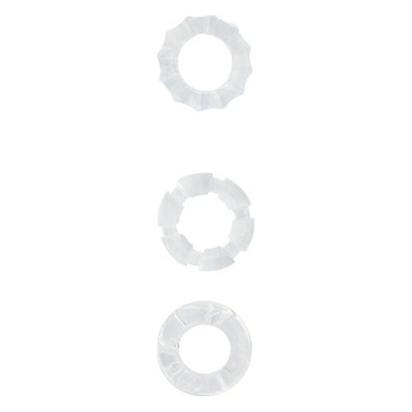Ерекційне кільце MenzStuff Stretchy Cock Rings, прозоре Ерекційне кільце MenzStuff Stretchy Cock Rings, прозоре