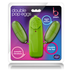 Подвійне віброяйце B yours DOUBLE POP EGGS LIME