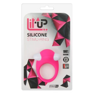 Ерекційне віброкільце LIT-UP SILICONE STIMU RING 6 PINK